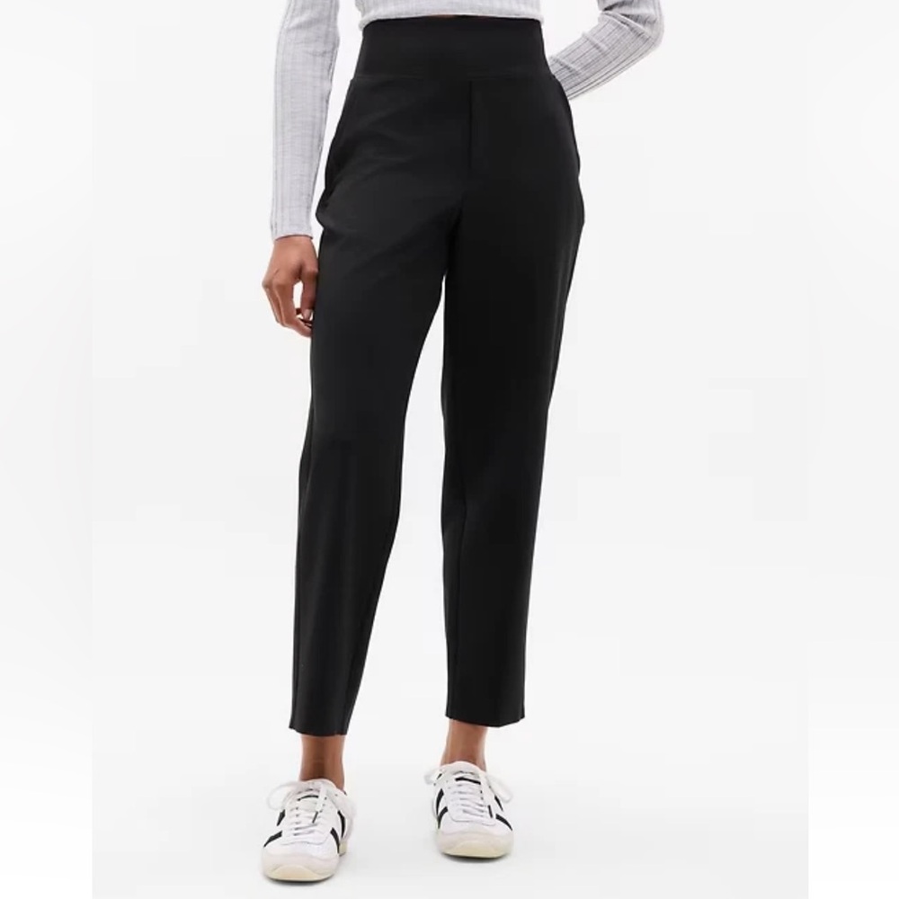 Athleta endless high rise pant blk 2, EUC - Picture 2 of 4